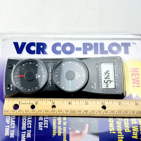 VCR Co-Pilot Programming Remote Fast Easy Works On All VCRs Program Timer Record - Picture 5 of 6